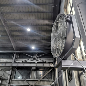 600mm High Quality Wall Mounted IP65 Industrial Warehouse Mist <b>Oscillating</b> <b>Fan</b> Industrial <b>Fan</b> - Product Image 1