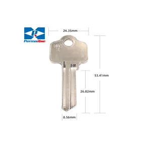 Australia market brass blank key WC2 High Quality Brass Custom Shape ul050 blank keys For duplicate