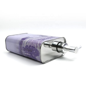 Conteneur en métal rectangulaire personnalisé en acier inoxydable avec impression sérigraphique, finition mate, pour cosmétiques, shampoing, pompe, rechargeable - Product Image 4