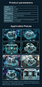 Simulateur <span class=keywords><strong>VR</strong></span> rotatif 3DOF à 4 places YHY Shopping Mall, casques <span class=keywords><strong>Pico</strong></span> Neo3 personnalisés, machine de divertissement multisensoriel <span class=keywords><strong>VR</strong></span> - Product Image 4