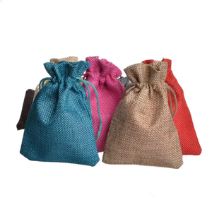 Handmade Satin Drawstring Wedding Favor Pouches Recyclable <strong>Textile</strong> <strong>Packaging</strong> Jewelry Christmas Gifts - Product Image 3