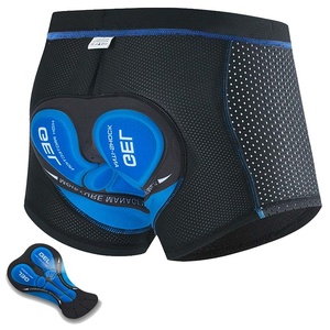Pantalones Cortos de Ciclismo MTB Transpirables de Malla de Poliéster con Almohadilla de Gel 5D Engrosada que Absorbe la Humedad y Antichoque para Hombre - Product Image 1