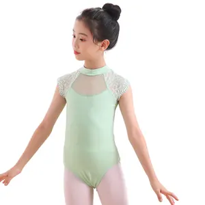 Recién llegado, vestido de baile de Ballet, conjunto de 2 uds, ropa de baile de entrenamiento de algodón, leotardos de gimnasia para niñas baratos, de Ballet leotardo, baile