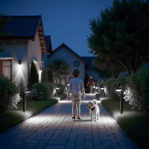 Lámparas Solares LED para Exteriores, Resistentes al Agua con Sensor IP65, de Aluminio Fundido a Presión, 50W 100W 150W 200W, Venta al Por Mayor - Product Image 4