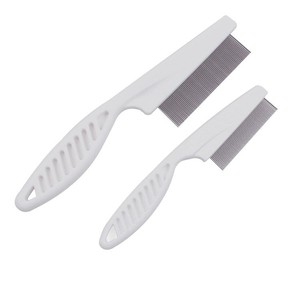 Peigne anti-puces Autonomy pour animaux de compagnie en acier inoxydable pour le toilettage des chiens et des chats, élimine les poils lâches et les nœuds - Product Image 3
