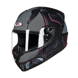 Custom DOT ECE Racing cascos de motocicleta de cara completa para adultos