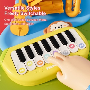 Mini Piano Électrique de Simulation de Dessin Animé <span class=keywords><strong>pour</strong></span> l'Éveil des Enfants, Multi-modes, Instrument de <span class=keywords><strong>Musique</strong></span> Éducatif - Product Image 2