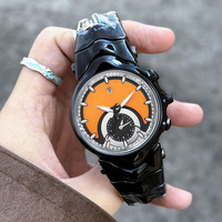 Montre pour homme rétro Alien Judge de style médiéval y2k, tendance, lumière nocturne, calendrier, bracelet en acier, montre à quartz, premium, vente flash