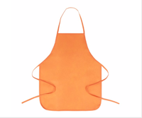 Tablier imperméable de preuve d'huile de bavoir d'invité de restaurant non tissé jetable