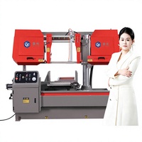 Machine à scier à ruban métallique automatique pour la découpe de barres et de tuyaux en acier