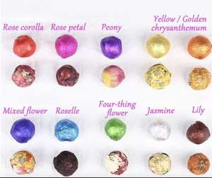 Sfere di Tè Artigianali a Forma di Fiore in Tubi, Confezionate in Vari Gusti, Vendita all'Ingrosso - Product Image 6