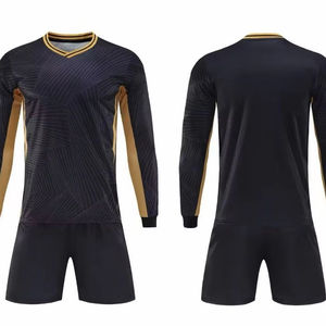 卸売カスタムファン記念ゴールキーパーセットポリエステルクイックドライ通気性大人用パッド入りトレーニング - Product Image 1