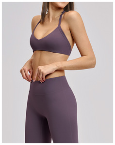 SHELL Novedades: Sujetador deportivo transpirable con cuello en U, espalda hermosa, almohadillas extraíbles y absorción del sudor para gimnasio y yoga. - Product Image 4