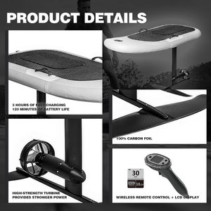 Favorite New Product Inflatable E-foil Surfboard Heavy Duty PVC Anti-Leak with Bag <b>Light</b> for Sea & Coastal Areas - Product Image 1