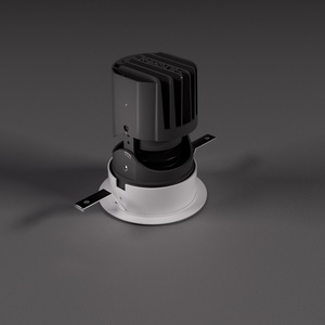 Lámpara de Techo LED Empotrada Comercial, sin Marco, de Aluminio Negro, 4100K Blanco Neutro, CA 220V, IP20, 90 CRI, 36000 Horas, Regulable - Product Image 2
