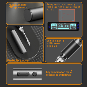 Station de <span class=keywords><strong>fer</strong></span> à <span class=keywords><strong>souder</strong></span> T65 65W avec puissance de sortie à température réglable Outil de soudage CC Kit de réparation de soudage à pointe de couteau PD 65W - Product Image 5