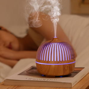 B2B ultrasons rétro grain de bois diffuseur <span class=keywords><strong>d</strong></span>'huiles essentielles l hôtel chambre ed arc-en-ciel veilleuse humidification <span class=keywords><strong>purificateur</strong></span> <span class=keywords><strong>d</strong></span>'<span class=keywords><strong>air</strong></span> - Product Image 5