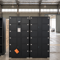 Casiers intelligents personnalisés en usine avec reconnaissance faciale et empreintes digitales, adaptés aux supermarchés et aux centres commerciaux