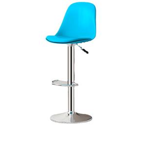 <span class=keywords><strong>Taburete</strong></span> de barra giratorio de diseño moderno nórdico, silla de acero con respaldo ajustable para el hogar, recepción, cajero, centro comercial, uso para sala de estar - Product Image 5