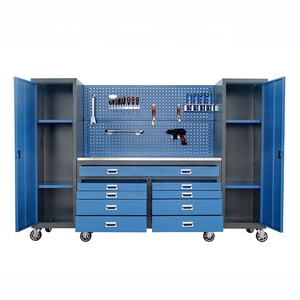 Gabinete de herramientas superior inoxidable <span class=keywords><strong>Taller</strong></span> <span class=keywords><strong>Banco</strong></span> de trabajo móvil <span class=keywords><strong>Banco</strong></span> de herramientas mecánicas <span class=keywords><strong>para</strong></span> garaje - Product Image 1