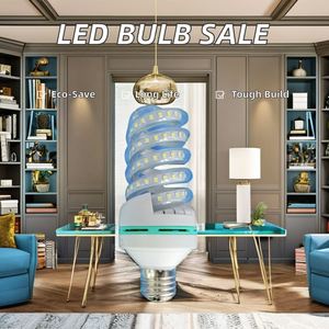 Bombilla LED SMD 2835 de Ahorro de Energía, 5W 7W 9W 12W 15W 18W 24W, Cuerpo de Vidrio, E27/E40/B22, Tipo Maíz, para Uso Residencial - Product Image 3