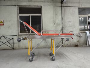 होच चिकित्सा हाइड्रोलिक बहु-कार्यात्मक ट्रॉली स्ट्रेचर अस्पताल के उपयोग के लिए आपातकालीन एम्बुलेंस स्ट्रेचर - Product Image 2