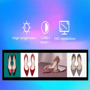 CH Ultra Wide Stretch Pantalla LCD Etiqueta <span class=keywords><strong>de</strong></span> precio Publicidad en <span class=keywords><strong>Internet</strong></span> Pantallas Lcd Estantes <span class=keywords><strong>de</strong></span> exhibición - Product Image 3