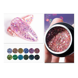 MOBRAY Marques Privées Échantillon Gratuit 15ml Vernis à Ongles Gel Couleur Néon Semi-Permanent à Dissoudre UV Couleurs Disco Réfléchissantes - Product Image 3