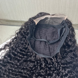 100% Virgin <b>Human</b> Hair High Density 12A 5*5 Vietnam SDD Burmese Curl <b>WIg</b> Brazilian Peruvian Super Double Drawn Gluesss <b>Wig</b> - Product Image 4