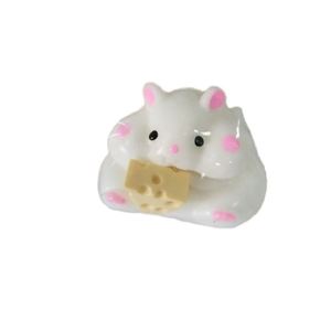 Jouet anti-stress extensible et compressible Mochi Squishy en TPR, mignon, Kawaii, Mini Hamster, Chat au fromage, Animal à pincer - Product Image 1