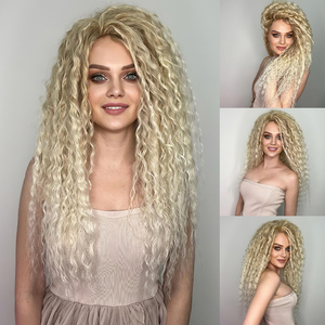 Capelli Sintetici <span class=keywords><strong>Afro</strong></span> <span class=keywords><strong>Ricci</strong></span> Kinky 100g per Donna Nera, <span class=keywords><strong>Extension</strong></span> in Fibra Resistente al Calore, Prezzo all'Ingrosso - Product Image 2