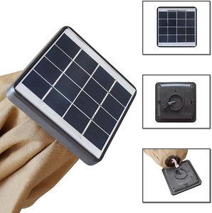 Sombrilla <span class=keywords><strong>Solar</strong></span> de 3 niveles con 80 luces LED, paraguas para Patio, mesa de exterior con ventilación, 9 pies - Product Image 3