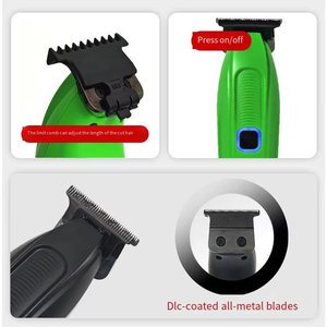 Recortadora de pelo inalámbrica recargable 2025 con cuchilla en T que se desvanece, recortadora de peluquero, herramientas de corte de pelo con puerto de carga tipo C - Product Image 2