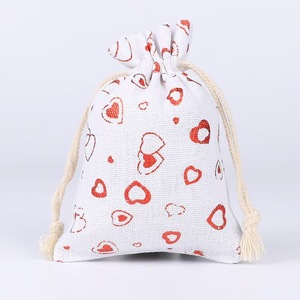 Bolsas de Algodón con Cordón Personalizadas al por Mayor de Fábrica, Bolsa de Regalo Ecológica, Bolsa de Almacenamiento para Regalos del Día de San Valentín, Bolsa Protectora contra el Polvo - Product Image 4