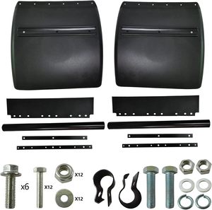 Usine 24 "x 24" Black Poly Semi Truck Quarter <span class=keywords><strong>Fender</strong></span> - Product Image 3