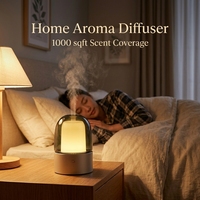 Diffuseur d'huiles essentielles le plus récent, appareil ménager à ultrasons, humidificateur d'air avec fonctions Bluetooth, diffuseur de parfum