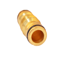 Composants personnalisés YOD, service d'usinage CNC de précision, connecteur de tuyau double mâle en laiton 1/4 1 pouce NPT haute pression NSF