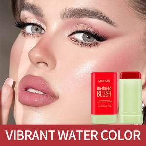 Barra de Rubor Multifuncional, Tamaño Viaje, Rubor en Crema Resistente al Agua con Alta Pigmentación y Efecto Iluminador del Tono de Piel - Product Image 5