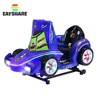 Nouveau Style électrique monnayeur Kiddie manèges jeu de course enfants pièce à bascule voiture balançoire Machine