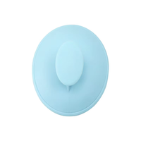 Brosse de lavage capillaire en caoutchouc souple, brosse de massage et de nettoyage, peigne ovale pour adultes, brosse de lavage capillaire à dents souples