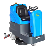 Nouvelle autolaveuse électrique autoportée puissante S90B, largeur 910 mm, 24 V CC, grand réservoir, machine de nettoyage pour usines et parkings