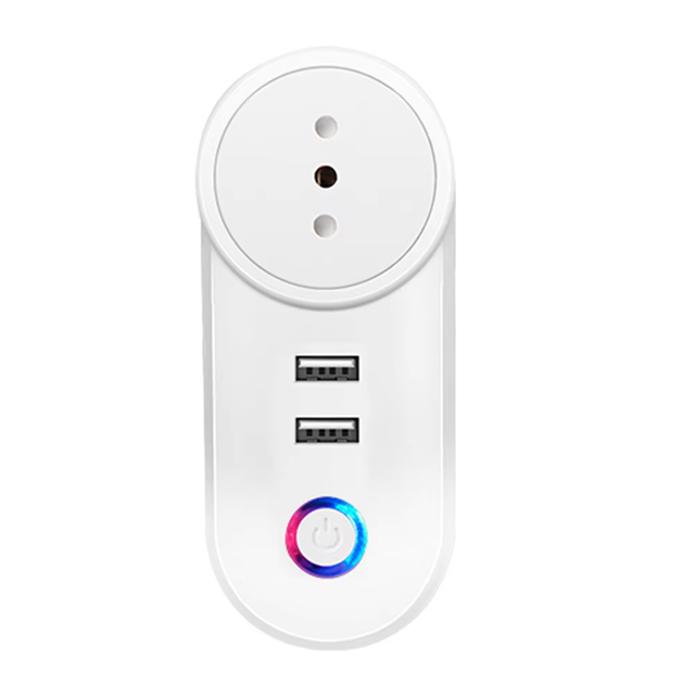 TUYA WiFi Socket USB Independent Control US UK EU Brazil Israel WiFi Smart Wireless Socket 10A 16A with USB