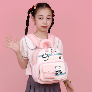 New Style Kindergarten Simple Elegant Oxford Waterproof Cartoon School <strong>Bag</strong> Children Lightweight Burden-Reducing Casual Snack Toy - Product Image 2
