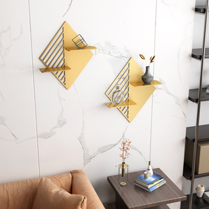 <span class=keywords><strong>Étagère</strong></span>s murales pour téléviseur KINNO, style moderne minimaliste de luxe, créatives et innovantes, supports muraux pour <span class=keywords><strong>CD</strong></span>, ornements muraux décoratifs - Product Image 4