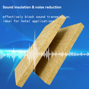 Rouleau de laine de roche résistante, isolation thermique, absorption acoustique, feutre en laine minérale ignifuge pour la construction - Product Image 4