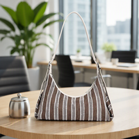 Sac fourre-tout en toile imperméable pour femme - Sac à main léger et durable au style décontracté polyvalent