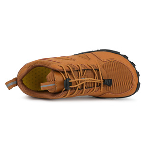 Chaussures de randonnée unisexes jaune terreux respirantes pour activités de plein air, course à pied, cyclisme, randonnée, alpinisme, camping, pêche, à talon plat et semelle épaisse - Product Image 4