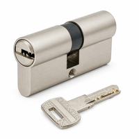 Cylindre de serrure de porte antivol personnalisable en alliage de zinc, norme européenne CE