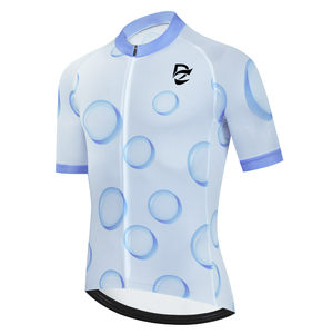 Maillots de cyclisme unisexes à séchage rapide avec impression par sublimation personnalisée, polyester, manches courtes, pour courses sur route, événements de club - Product Image 3