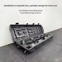 Ensemble complet d'haltères et de barres réglables de 50 kg pour la musculation à domicile